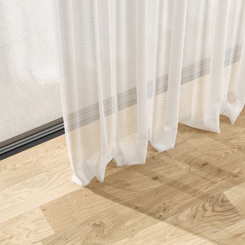 Tendina voile a tinta unita - PERGAMON - Zimmer + Rohde GmbH - in lino / in cotone / trasparente