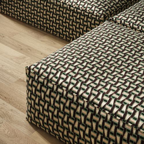 Tessuto da tappezzeria - LETO  - Zimmer + Rohde GmbH - con motivi geometrici / in cotone / in viscosa