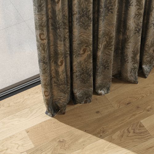 Tessuto da tappezzeria - FOLKLORE - Zimmer + Rohde GmbH - per tende / con motivi floreali / in lino