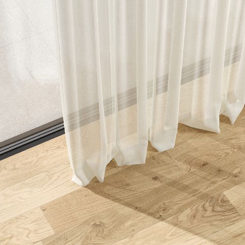 Tendina voile a tinta unita - LICATA - Zimmer + Rohde GmbH - in lino / tessitura / Jacquard
