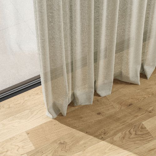 Tendina voile a tinta unita - MEZZANA - Zimmer + Rohde GmbH - in lino / in seta / di grande larghezza