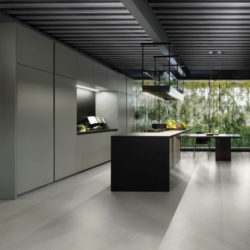 Cucina contemporanea - LAIN  - Euromobil spa - in alluminio / in alluminio laccato / in Fenix NTM