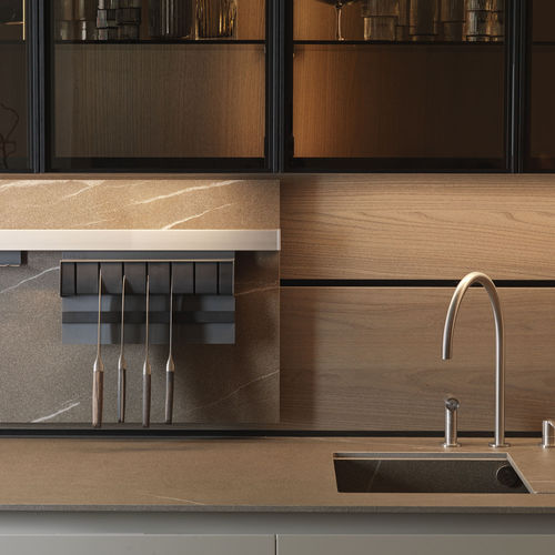 Mensola - HORIZON - Euromobil spa - contemporaneo / in melaminico / da cucina