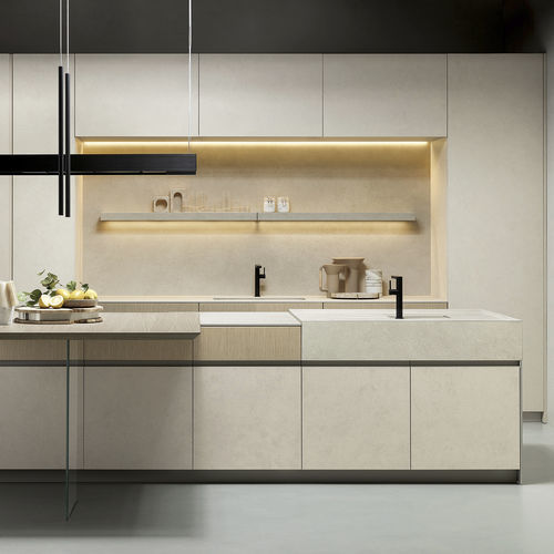 Cucina contemporanea - LAIN ANTIS - Euromobil spa - in gres / in laminato / con isola