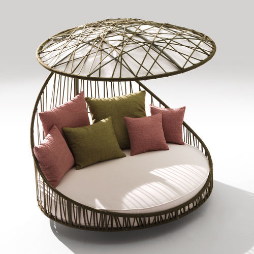 Divano con copertura - KOMOREBI - desiree divani - rotondo / design originale / da esterno