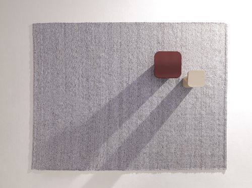 Tappeto contemporaneo - DAMAN - desiree divani - a tinta unita / in PET riciclato / rettangolare