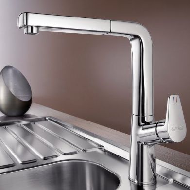 Miscelatore da appoggio - AVONA-S , AVONA - BLANCO GmbH + Co KG - in metallo / da cucina / 1 foro