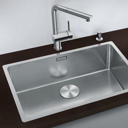 Lavello a 1 vasca - ANDANO 700-IF - BLANCO GmbH + Co KG - senza gocciolatoio / in acciaio inossidabile / da incasso