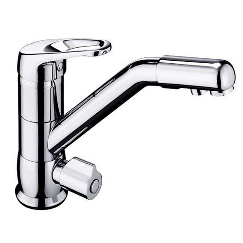 Miscelatore da appoggio - FILTRA FLOW BM4400 - BLANCO GmbH + Co KG - in metallo cromato / da cucina / 1 foro