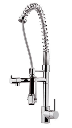 Miscelatore da appoggio - MASTER-S II BM3095 - BLANCO GmbH + Co KG - in acciaio inossidabile / da cucina / 1 foro