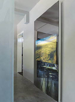 Specchio a muro - MIRA - B.M.B. snc - Spiegel - contemporaneo / rettangolare / in legno laccato
