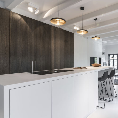 Cucina contemporanea - CONSTANTIN LOFT - BORA Vertriebs GmbH & Co KG - in legno / con isola / con piastra di cottura