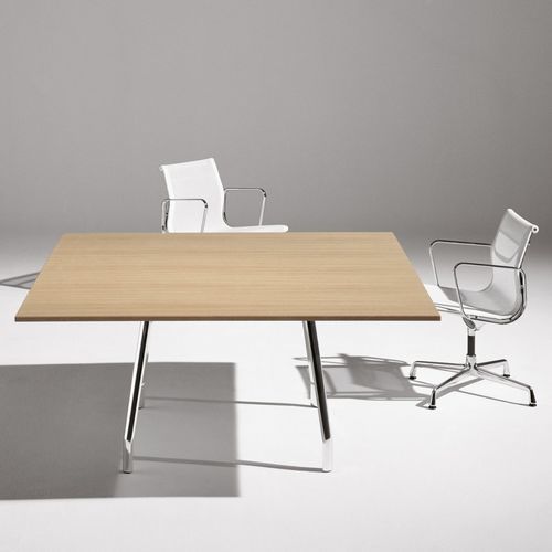 Tavolo da riunione contemporaneo - MDL SYSTEM - UNIFOR - in legno / in melaminico / con supporto in alluminio