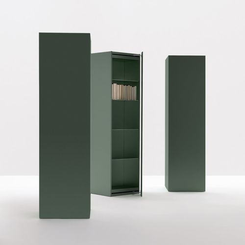 Libreria modulare - LESSLESS COLOR - UNIFOR - contemporanea / contract / in metallo