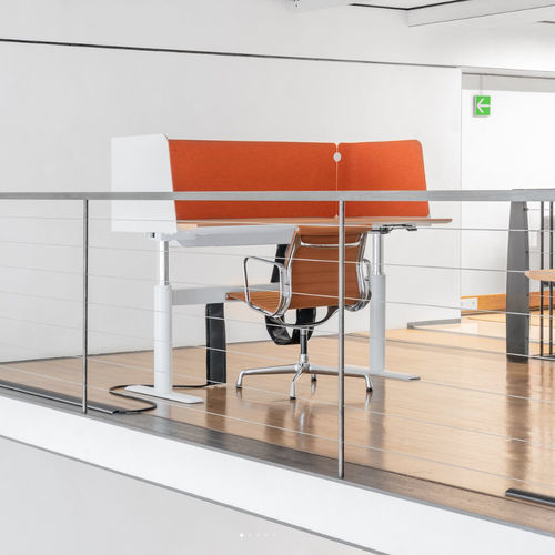 Scrivania per open space - ISATELLITI S200 - UNIFOR - da terra / da 2-4 persone / contemporanea