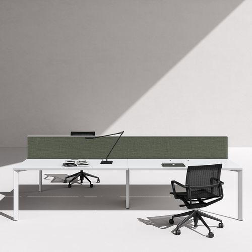 Scrivania per open space - FLIPPER BENCH - UNIFOR - da terra / da 2-4 persone / contemporanea