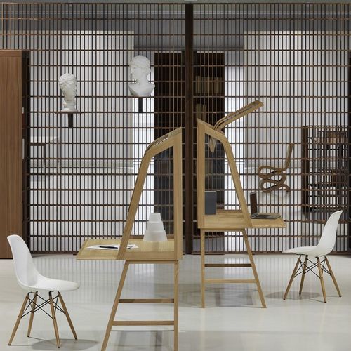 Scrivania per open space - SECRETELLO - UNIFOR - da terra / contemporanea / in legno
