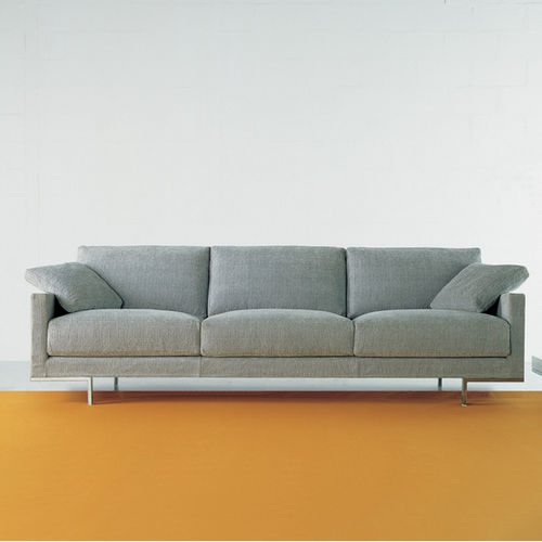 Divano contemporaneo - CHOCOLATE - Carmenes S.L. - in tessuto / grigio / 3 posti