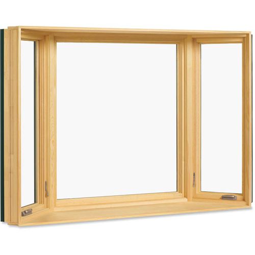 Finestra in legno - BAY - MARVIN - in alluminio / a battente / a doppi vetri