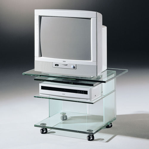 Mobile porta TV contemporaneo - VISION - Dreieck GmbH - hi-fi / su misura / con moderno rotelle