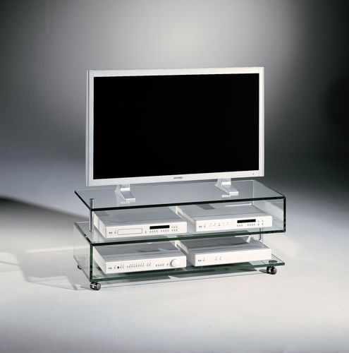 Mobile porta TV contemporaneo - JANUS X - Dreieck GmbH - hi-fi / su misura / con moderno rotelle