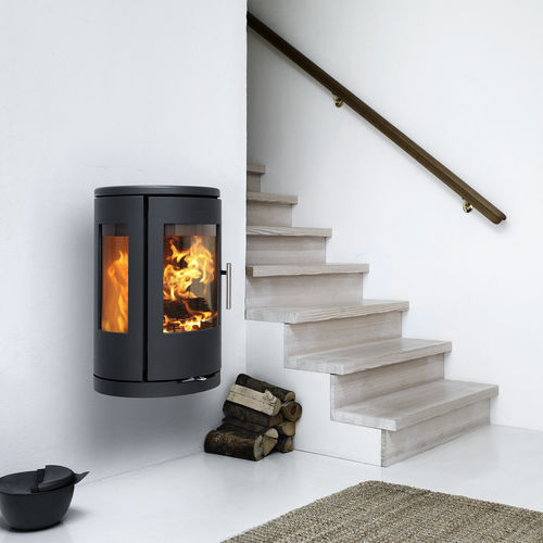 Stufa a legna - 7470 - Morsø Jernstøberi A/S - 0 - 5 kW / da parete / a 2 facciate
