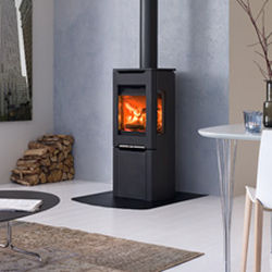Stufa a legna - F 260 SERIES - Jøtul - 5 kW...10 kW / a 3 facce / contemporanea