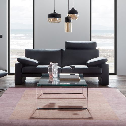 Divano contemporaneo - CL 100 - Erpo Möbelwerk GmbH - in pelle / con poggiatesta / marrone