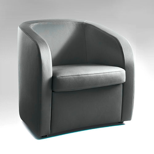 Poltrona contemporanea - CL 130 - Erpo Möbelwerk GmbH - in pelle / in tessuto / grigia