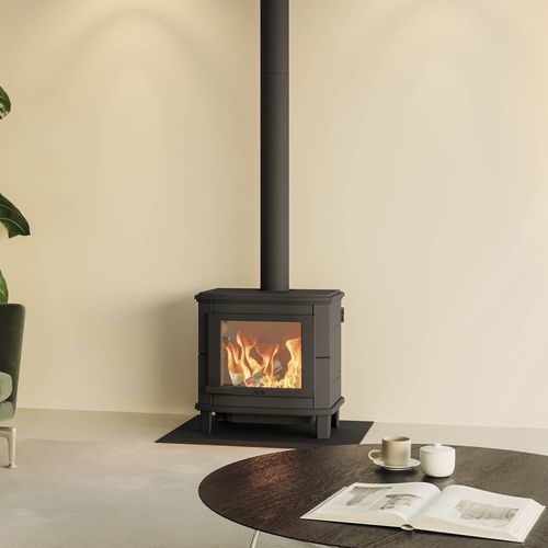 Stufa a legna - Grande Noblès  - Altech - 11 kW / con piedi / contemporanea
