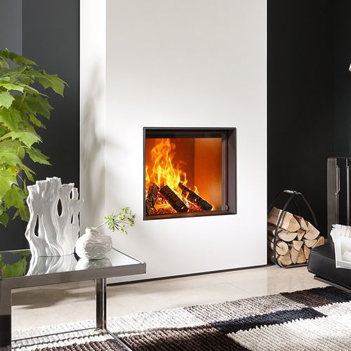 Camino a legna - KALFIRE W60/51F  - Kalfire Fireplaces - da incasso / a parete / Faccia singola