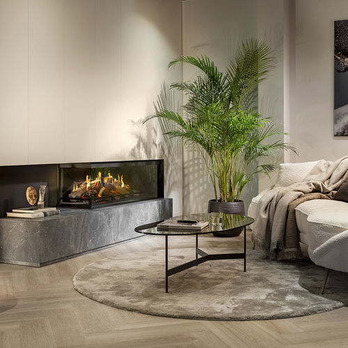 Camino olografico - Kalfire E-one 130C - Kalfire Fireplaces - elettrico / integrato / ad angolo