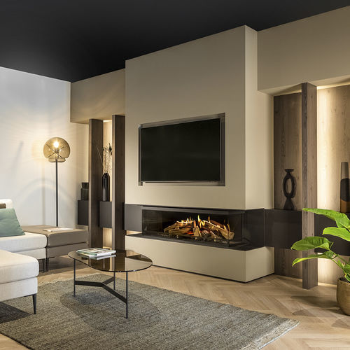 Camino olografico - Kalfire E-one 130S - Kalfire Fireplaces - elettrico / integrato / a parete