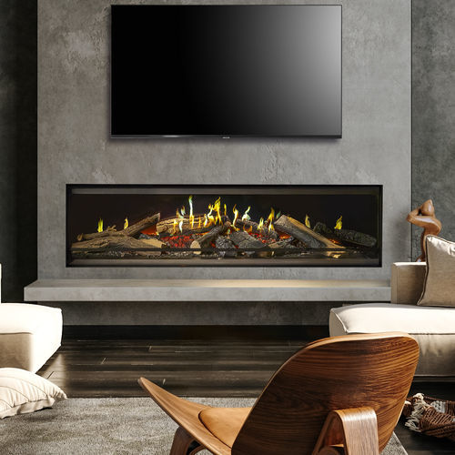 Camino olografico - E-one 160F - Kalfire Fireplaces - elettrico / da incasso / a parete