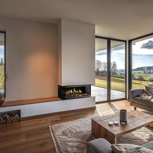 Camino olografico - E-one 100S - Kalfire Fireplaces - elettrico / da incasso / a parete