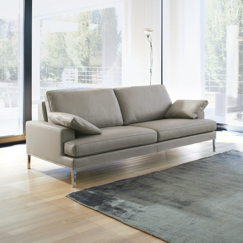 Divano modulare - Clarus - Frank Sitzmöbel GmbH - contemporaneo / in tessuto / in pelle