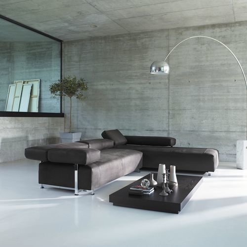 Divano modulare - Velas - Frank Sitzmöbel GmbH - contemporaneo / in tessuto / in pelle