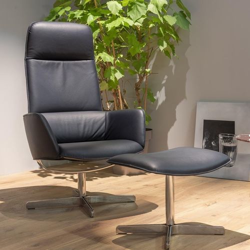 Poltrona relax contemporanea - Rex - Frank Sitzmöbel GmbH - in tessuto / in pelle / con poggiapiedi