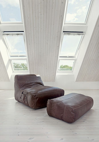 Chaise longue contemporanea - FROG - Furninova AB - in tessuto / in pelle