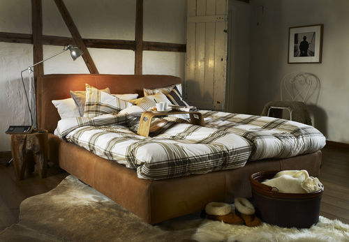 Letto matrimoniale - SHABBY  - Furninova AB - contemporaneo / imbottito / con testiera imbottita