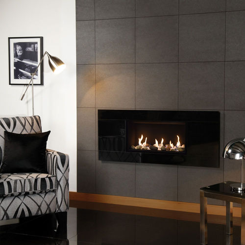Inserto per camini a doppia faccia - STUDIO GLASS - STOVAX & GAZCO - a gas / contemporaneo / telecomandato