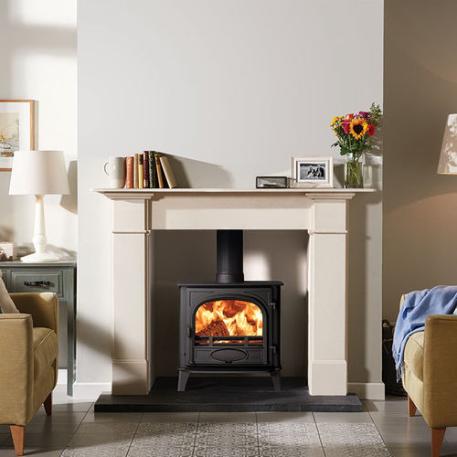 Stufa a legna - Stockton 5 Wide - STOVAX & GAZCO - multicombustibile / con piedi / tradizionale
