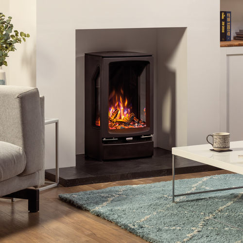 Stufa elettrica - Vogue Midi T - STOVAX & GAZCO - 0 - 5 kW / a pavimento / da parete