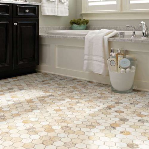 Piastrella in pietra naturale - BOCA HEXAGON MOSAIC - Shaw floors - levigata / da interno / da parete