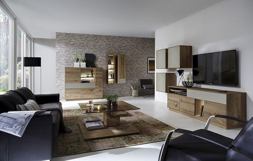 Parete attrezzata TV contemporaneo - BENT  - Hartmann Möbelwerke GmbH - in rovere
