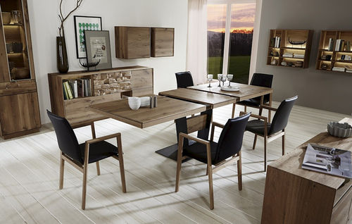 Tavolo da pranzo contemporaneo - BENT  - Hartmann Möbelwerke GmbH - in rovere / rettangolare / per uso residenziale