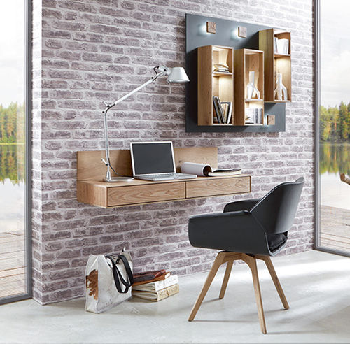 Scrivania da parete - CAYA  - Hartmann Möbelwerke GmbH - contemporanea / in rovere