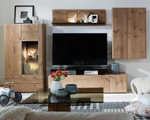 Parete attrezzata TV contemporaneo - JON  - Hartmann Möbelwerke GmbH - in rovere
