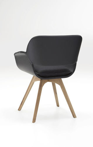 Sedia contemporanea - MAYA  - Hartmann Möbelwerke GmbH - da interno / in rovere / in pelle