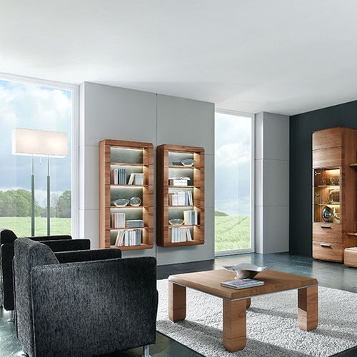 Libreria a muro - TRENTO  - Hartmann Möbelwerke GmbH - contemporanea / in rovere / in faggio